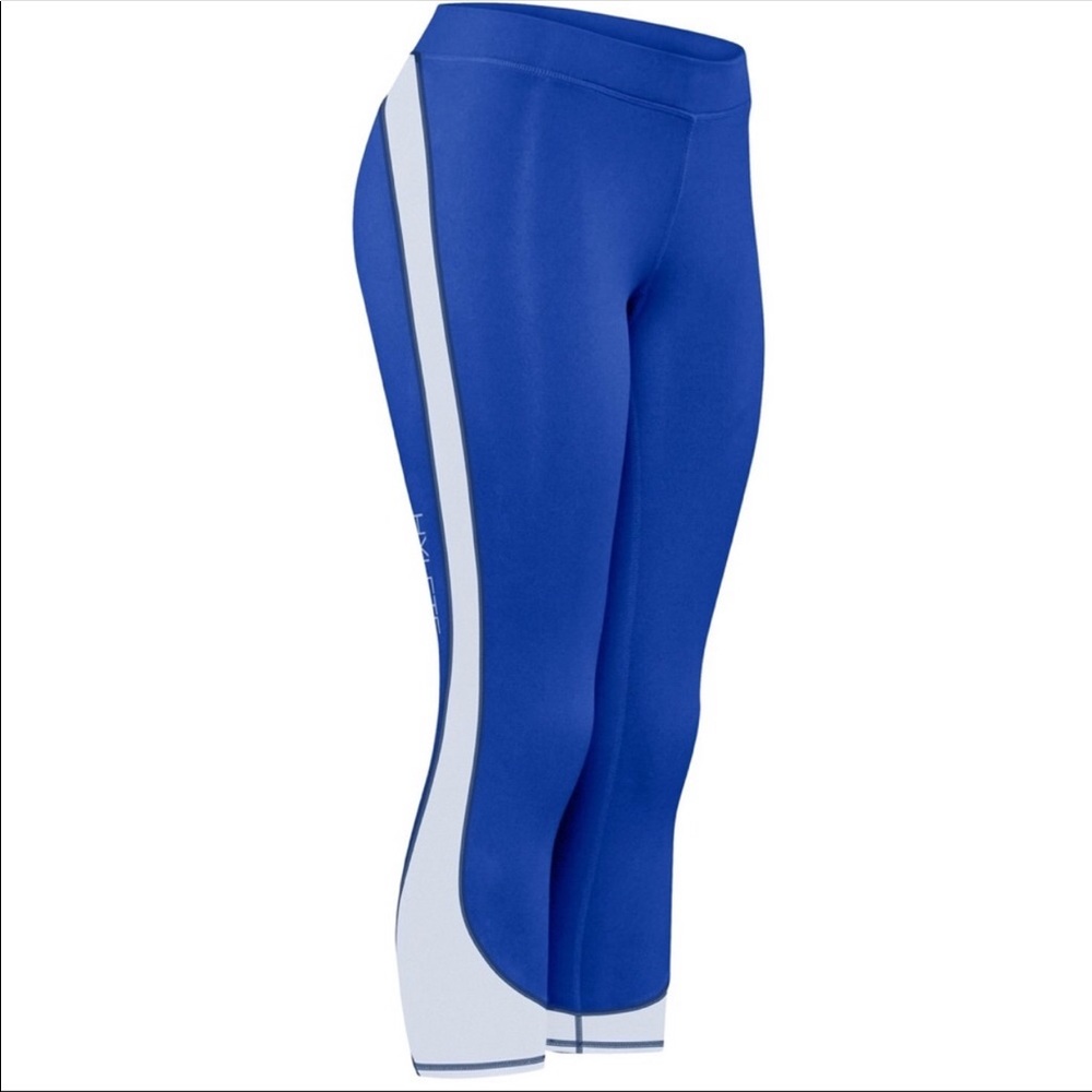 Hylete blue and white Leggings size medium